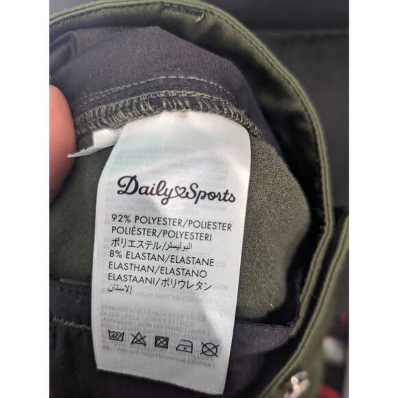 Daily Sports Irene Golf Thermo Pro Stretch Pants Army Green Size 10 32" - Picture 5 of 9